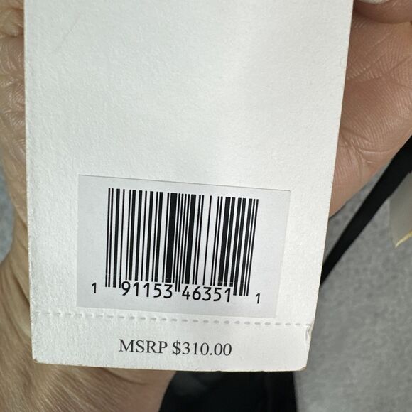 Jason Wu Black Satin Slip Dress L Midi Gown Cocktail Wedding Party Prom Glam NWT - Picture 10 of 14